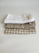 Load image into Gallery viewer, Pure French Linen Tea Towel - Gingham
