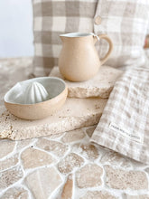 Load image into Gallery viewer, Pure French Linen Tea Towel - Gingham
