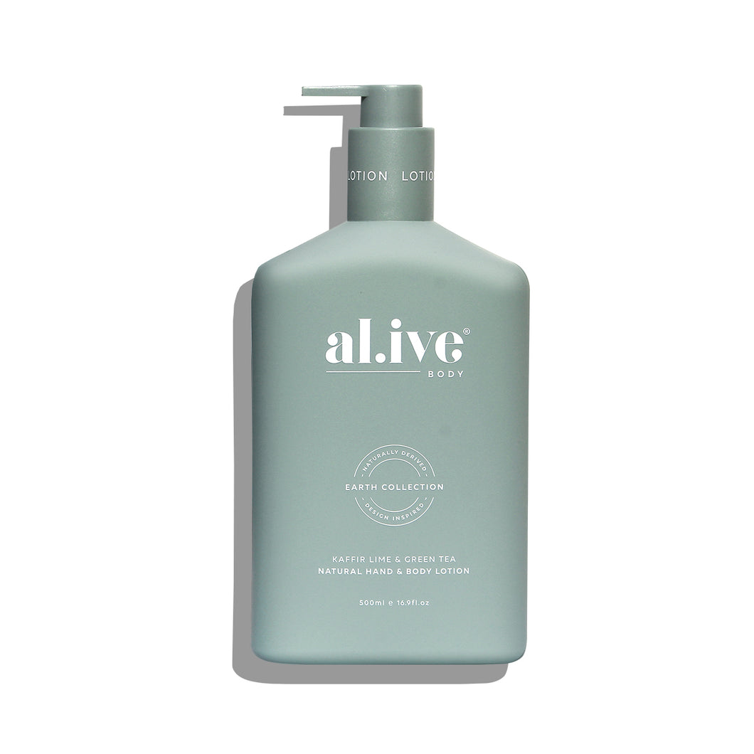 Al.ive Kaffir Lime & Green Tea - Hand & Body Lotion 500ml